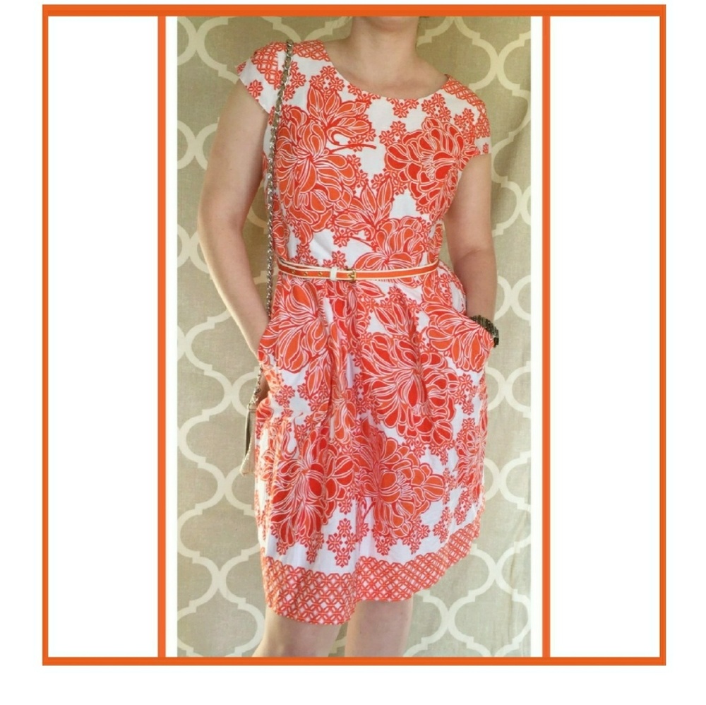 R&K Originals Women's Cap Sleeve Fit & Flare Dress